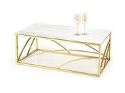 Стол журнальный HALMAR UNIVERSE 3 белый мрамо..