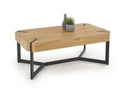 Стол журнальный HALMAR LAVIDA дуб золотой/чер..