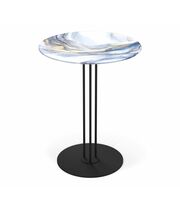 Стол журнальный Sheffilton SHT-CT55/H43 млечный путь/черный муар