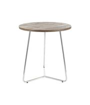 Стол журнальный SIGNAL ALTA B орех/хром 45