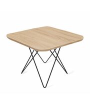 Стол журнальный Sheffilton SHT-TU37/ЛДСП 60/60 артикул Сж-93 черный муар/дуб сонома