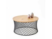 Стол журнальный HALMAR MINERWA 2 дуб золотой/..