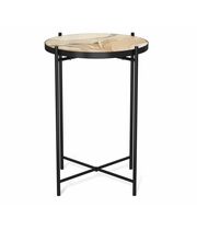 Стол журнальный Sheffilton SHT-CT8-3 дымчатый топаз/черный муар