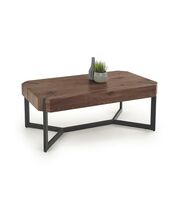 Стол журнальный HALMAR LAVIDA орех/черный