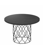 Стол журнальный SHT-TU49/TT 60 ЛДСП артикул Сж-121 черный муар/камень пьетра гриджио черный