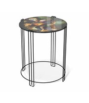 Стол журнальный Sheffilton SHT-CT53 ночной цветок/черный муар