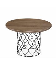 Стол журнальный Sheffilton SHT-TU49/TT 60 ЛДСП артикул Сж-121 черный муар/орех тьеполо