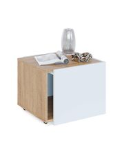 Стол журнальный Сокол СЖ-11 дуб сонома/белый