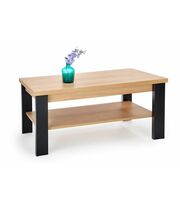 Стол журнальный HALMAR JENNA гикори натуральный/черный, 120/60/56