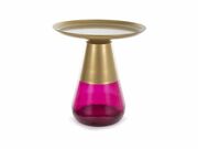 Стол журнальный SIGNAL TIFFANY A золотой/фиол..