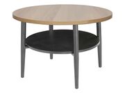 Стол журнальный SIGNAL ELLA B дуб/черный 60/4..