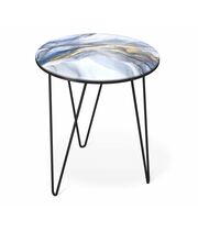 Стол журнальный Sheffilton SHT-CT27 млечный путь/черный муар