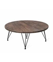 Стол журнальный Sheffilton SHT-TU29/H36/МДФ 80 артикул Сж-107 палисандр/черный муар