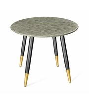 Стол Sheffilton SHT-TU14/80 МДФ артикул SHT-T49 чёрный муар/золото/лофт медь