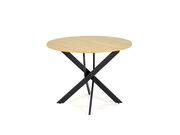 Стол обеденный HALMAR EDGAR дуб золотой/черны..