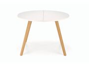 Стол обеденный HALMAR RUBEN белый матовый/нат..