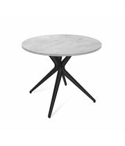 Стол Sheffilton SHT-TU30/90 ЛДСП артикул SHT-T165 черный/бетон Чикаго светло-серый