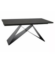 Стол обеденный SIGNAL WESTIN Ceramic Ossido Bruno коричневый/черный мат, 160-240/90
