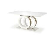 Стол обеденный HALMAR GALARDO белый/золотой, ..