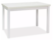 Стол обеденный SIGNAL ADAM 120 белый мат/белы..