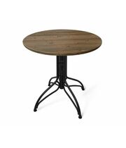 Стол Sheffilton SHT-TU25/TT 70 МДФ артикул SHT-T223 черный муар/орех светлый