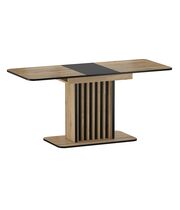 Стол обеденный SIGNAL KENT дуб артизан/черный, 130-180/85/76