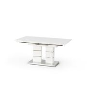 Стол обеденный HALMAR LORD белый/белый, 160-200/90/75