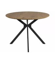 Стол обеденный SIGNAL ASTER дуб/черный мат 100