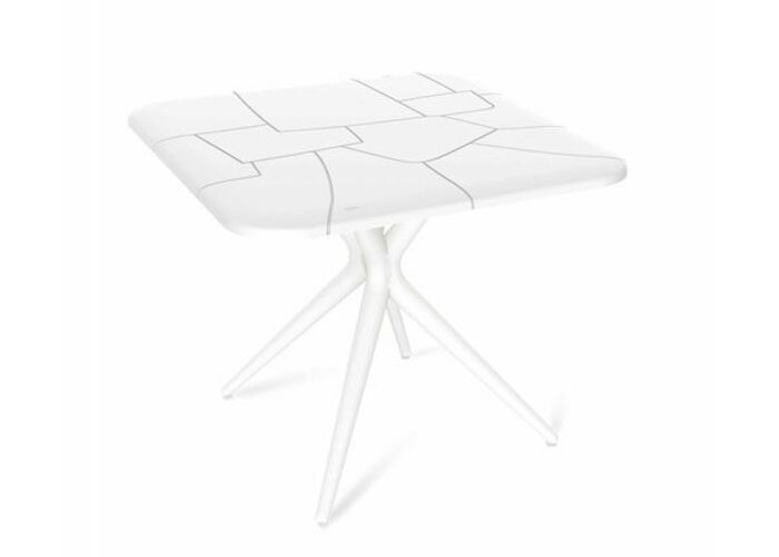 Стол Sheffilton SHT-TU30/TT30 83/83 артикул SHT-СП01 белый/белый
