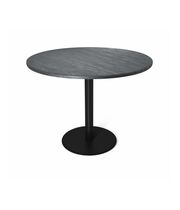 Стол Sheffilton SHT-TU43/TT 90 МДФ черный муар / каменный уголь