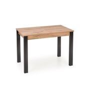 Стол обеденный HALMAR GINO дуб вотан/черный, 100-138/60/75