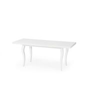 Стол обеденный HALMAR MOZART белый/белый, 160-240/90/75