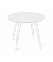 Стол Sheffilton SHT-TU14/80 МДФ артикул SHT-T49 белый муар/белая шагрень