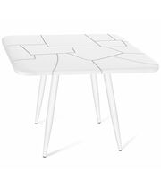Стол Sheffilton SHT-TU14/TT30 83/83 артикул SHT-T211 белый муар/белый
