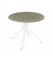 Стол Sheffilton SHT-TU30/МДФ 80 лофт медь/белый