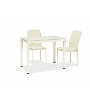 Стол обеденный SIGNAL GALANT крем/крем 100/60