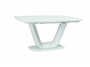Стол обеденный SIGNAL ARMANI белый, 160-220/9..