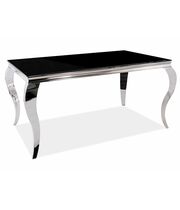 Стол обеденный SIGNAL PRINCE черный/хром, 150/90/75