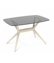 Стол Sheffilton SHT-TU30-2/TT26 118/7 стекло бежевый/дымчатый