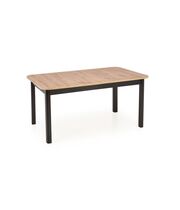 Стол обеденный HALMAR FLORIAN дуб артизан/черный, 160-228/90/78