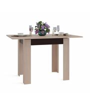 Стол обеденный Сокол СО-1 венге/беленый дуб (подстолье венге)