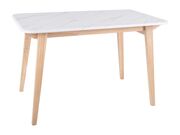 Стол обеденный SIGNAL MARCUS эффект белого мр..