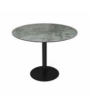 Стол Sheffilton SHT-TU43/TT27-1 90 пластик HPL черный муар/бостон темный