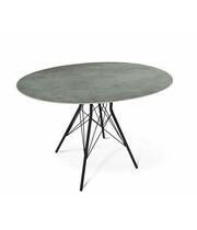 Стол Sheffilton SHT-TU2-1/TT21-6 100/75 керамика  чёрный муар/гранитно-серый