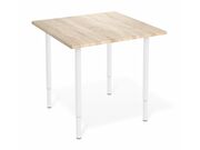 Стол Sheffilton SHT-TU65/TT 80/80 МДФ белый/д..