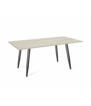 Стол Sheffilton SHT-TU14/120/80 ЛДСП артикул SHT-T105 черный муар/дуб беленый