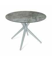 Стол Sheffilton SHT-TU30/ТT27-1 90 пластик HPL артикул SHT-СП18 серый/бостон темный