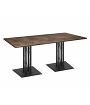 Стол Sheffilton SHT-TU6-BS1/120/80 МДФ артикул SHT-T24 черный муар/палисандр