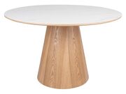 Стол обеденный SIGNAL ANGEL Ceramic белый/дуб..