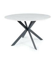 Стол обеденный SIGNAL TALIA белый/черный FI120